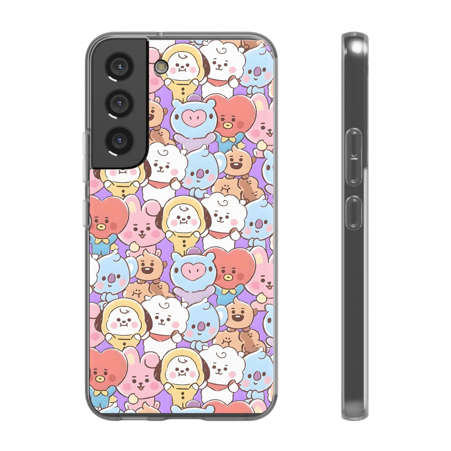 BTS Kawaii BT21 Cell Phone Case - iPhone, Samsung and Custom Covers - K - Pop Phone Covers, Gifts for Fans, Stylish Cell Phone Accessories - Beyond The Shoppe