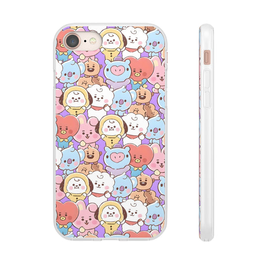 BTS Kawaii BT21 Cell Phone Case - iPhone, Samsung and Custom Covers - K - Pop Phone Covers, Gifts for Fans, Stylish Cell Phone Accessories - Beyond The Shoppe