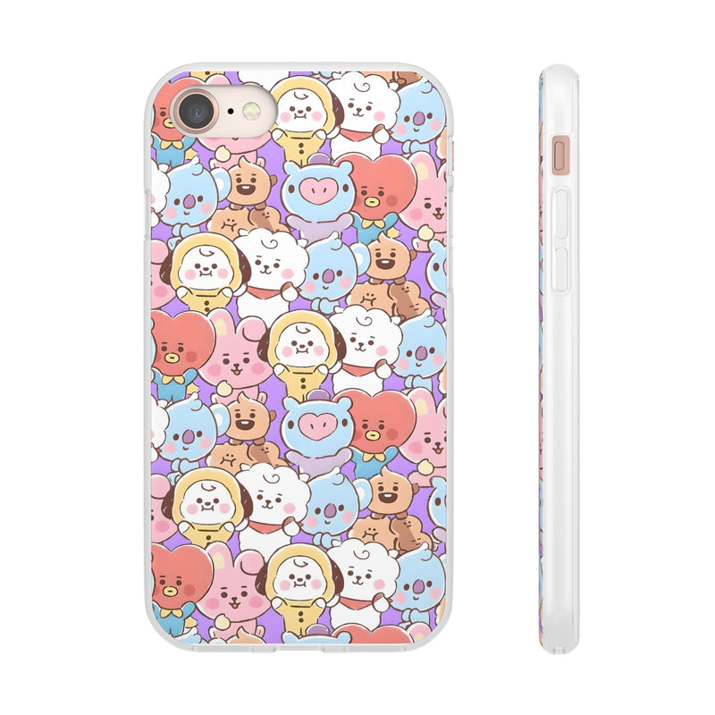 BTS Kawaii BT21 Cell Phone Case - iPhone, Samsung and Custom Covers - K - Pop Phone Covers, Gifts for Fans, Stylish Cell Phone Accessories - Beyond The Shoppe