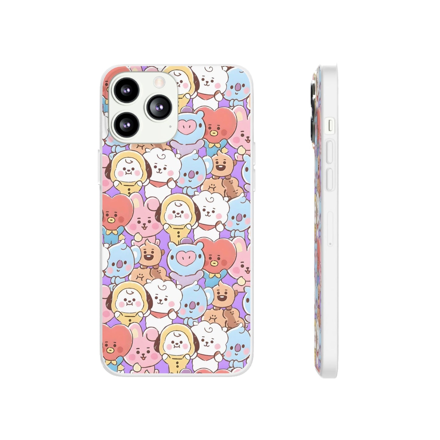 BTS Kawaii BT21 Cell Phone Case - iPhone, Samsung and Custom Covers - K - Pop Phone Covers, Gifts for Fans, Stylish Cell Phone Accessories - Beyond The Shoppe