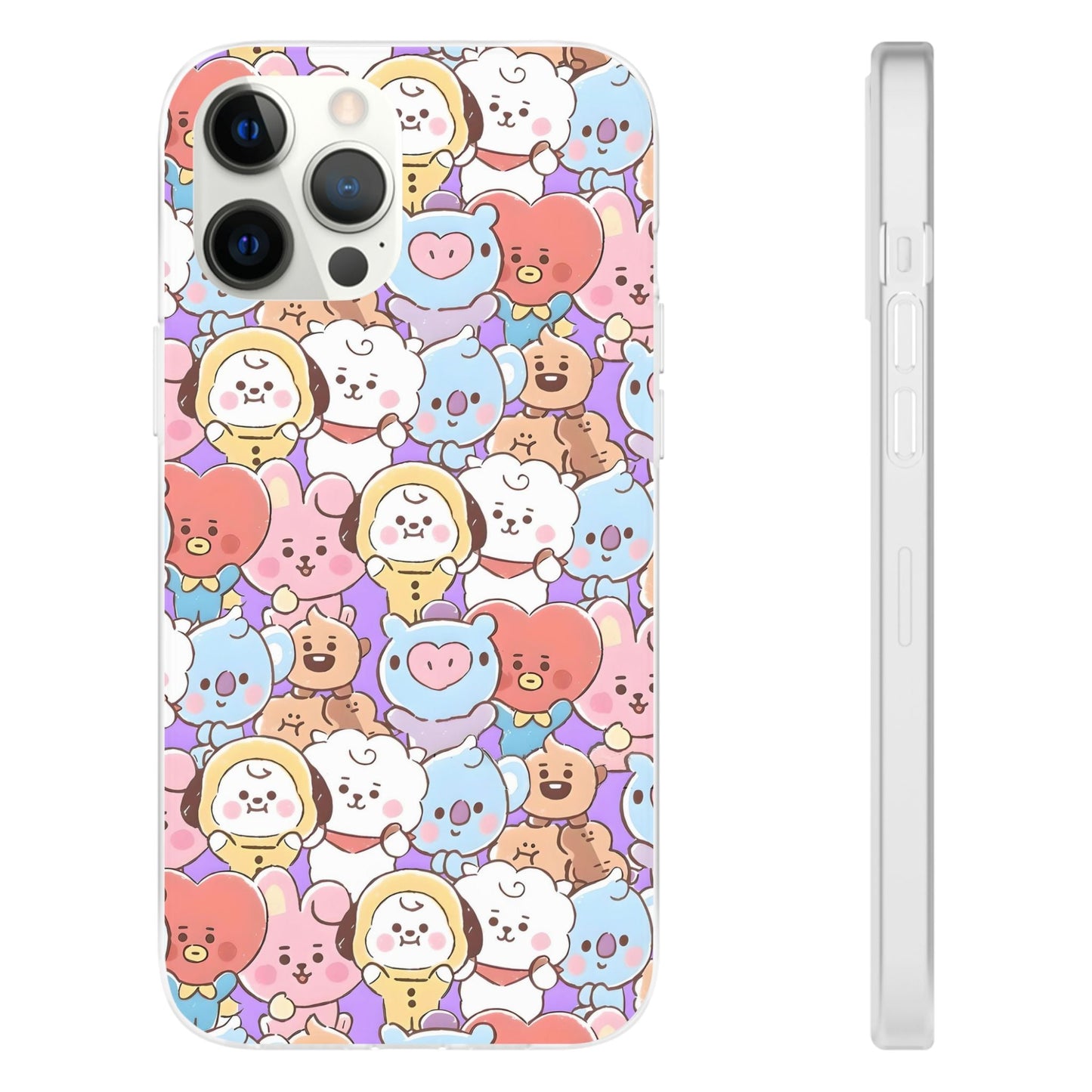 BTS Kawaii BT21 Cell Phone Case - iPhone, Samsung and Custom Covers - K - Pop Phone Covers, Gifts for Fans, Stylish Cell Phone Accessories - Beyond The Shoppe