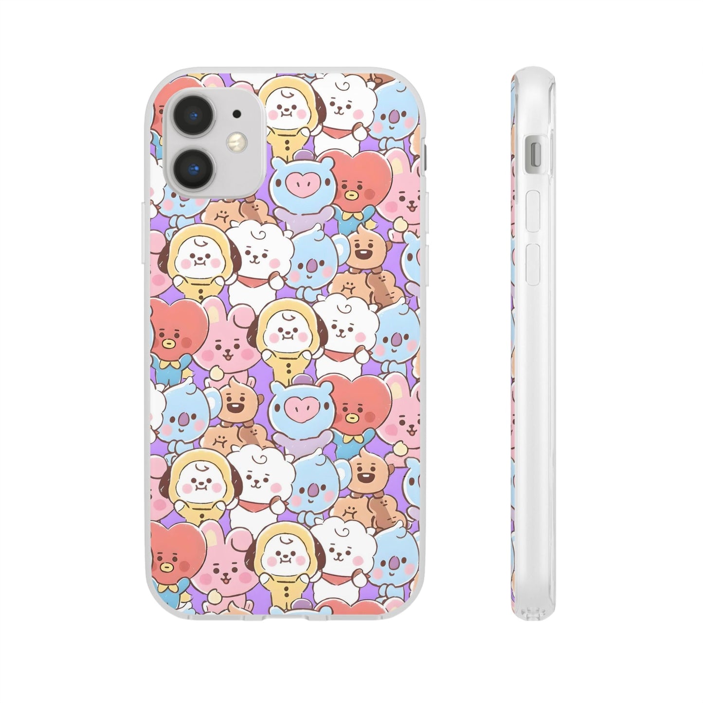 BTS Kawaii BT21 Cell Phone Case - iPhone, Samsung and Custom Covers - K - Pop Phone Covers, Gifts for Fans, Stylish Cell Phone Accessories - Beyond The Shoppe