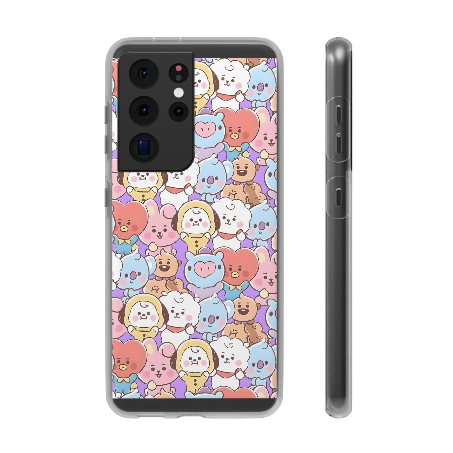 BTS Kawaii BT21 Cell Phone Case - iPhone, Samsung and Custom Covers - K - Pop Phone Covers, Gifts for Fans, Stylish Cell Phone Accessories - Beyond The Shoppe