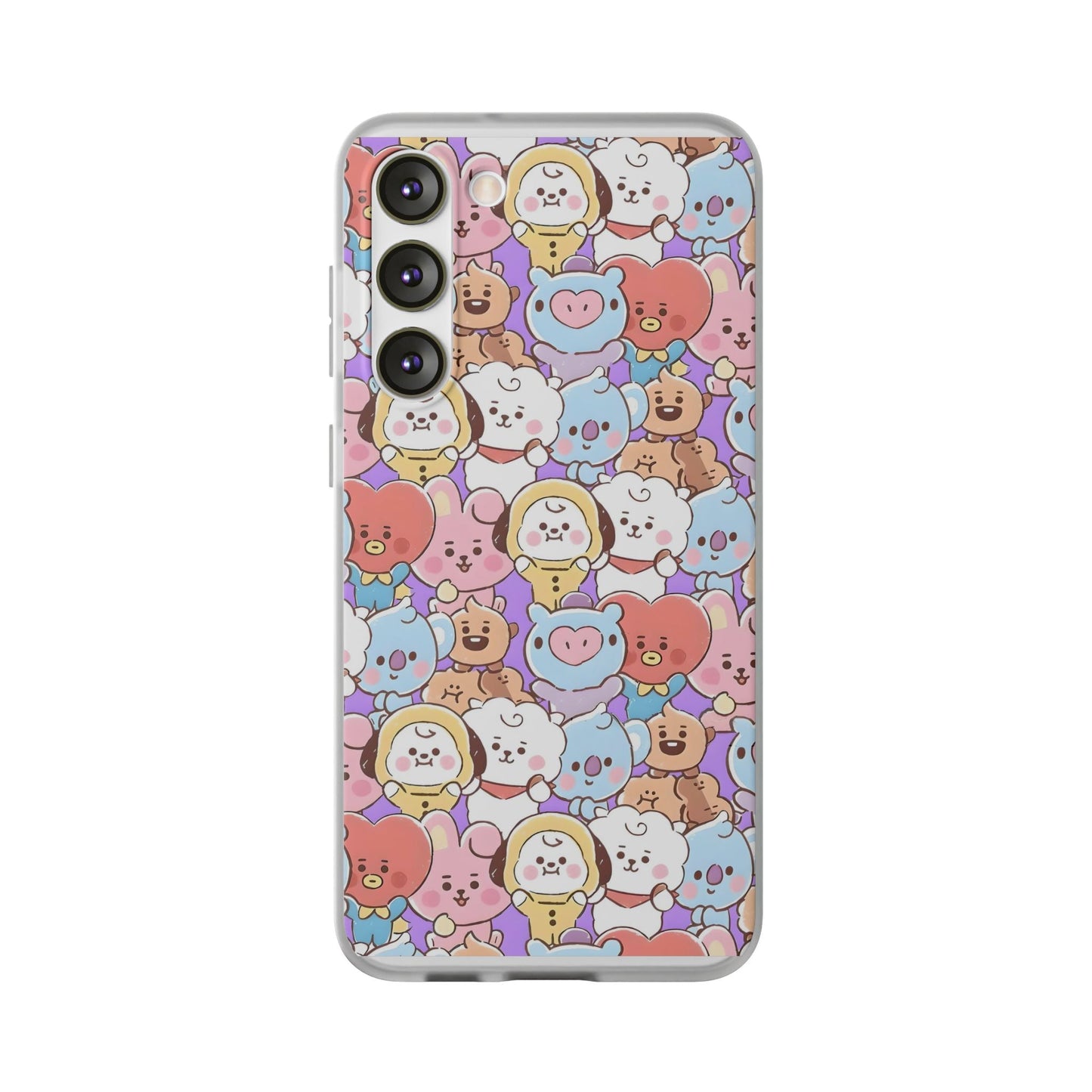 BTS Kawaii BT21 Cell Phone Case - iPhone, Samsung and Custom Covers - K - Pop Phone Covers, Gifts for Fans, Stylish Cell Phone Accessories - Beyond The Shoppe