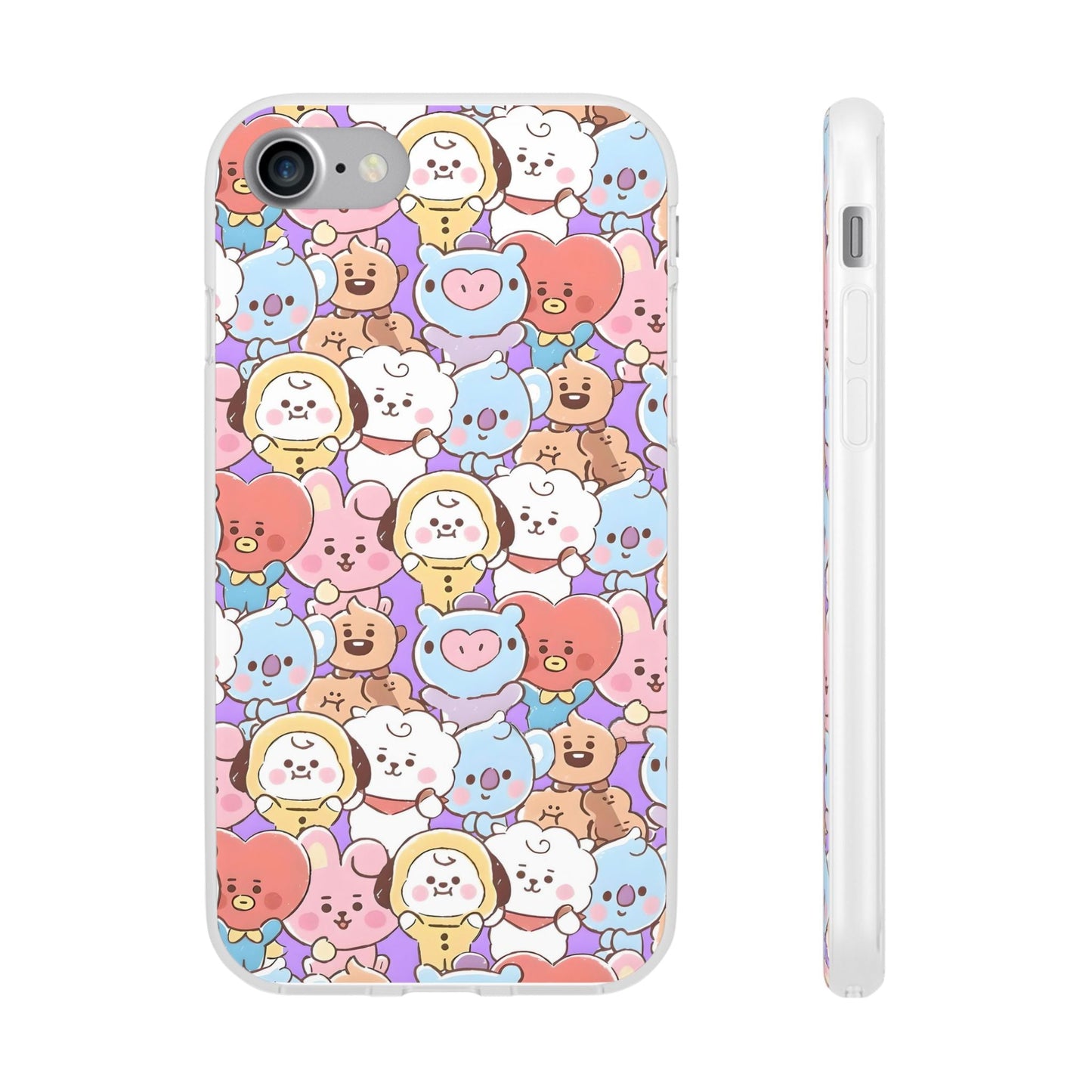 BTS Kawaii BT21 Cell Phone Case - iPhone, Samsung and Custom Covers - K - Pop Phone Covers, Gifts for Fans, Stylish Cell Phone Accessories - Beyond The Shoppe