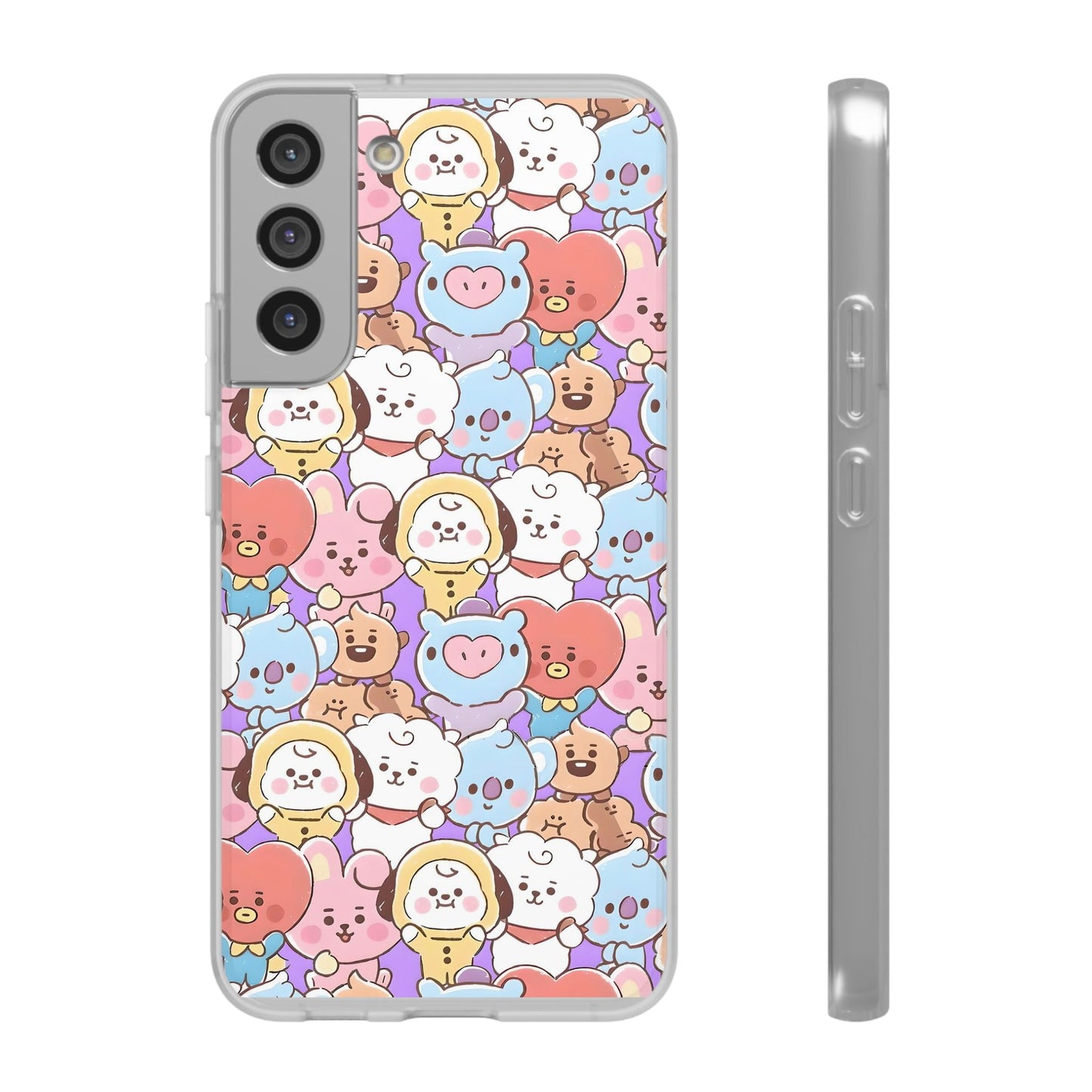 BTS Kawaii BT21 Cell Phone Case - iPhone, Samsung and Custom Covers - K - Pop Phone Covers, Gifts for Fans, Stylish Cell Phone Accessories - Beyond The Shoppe