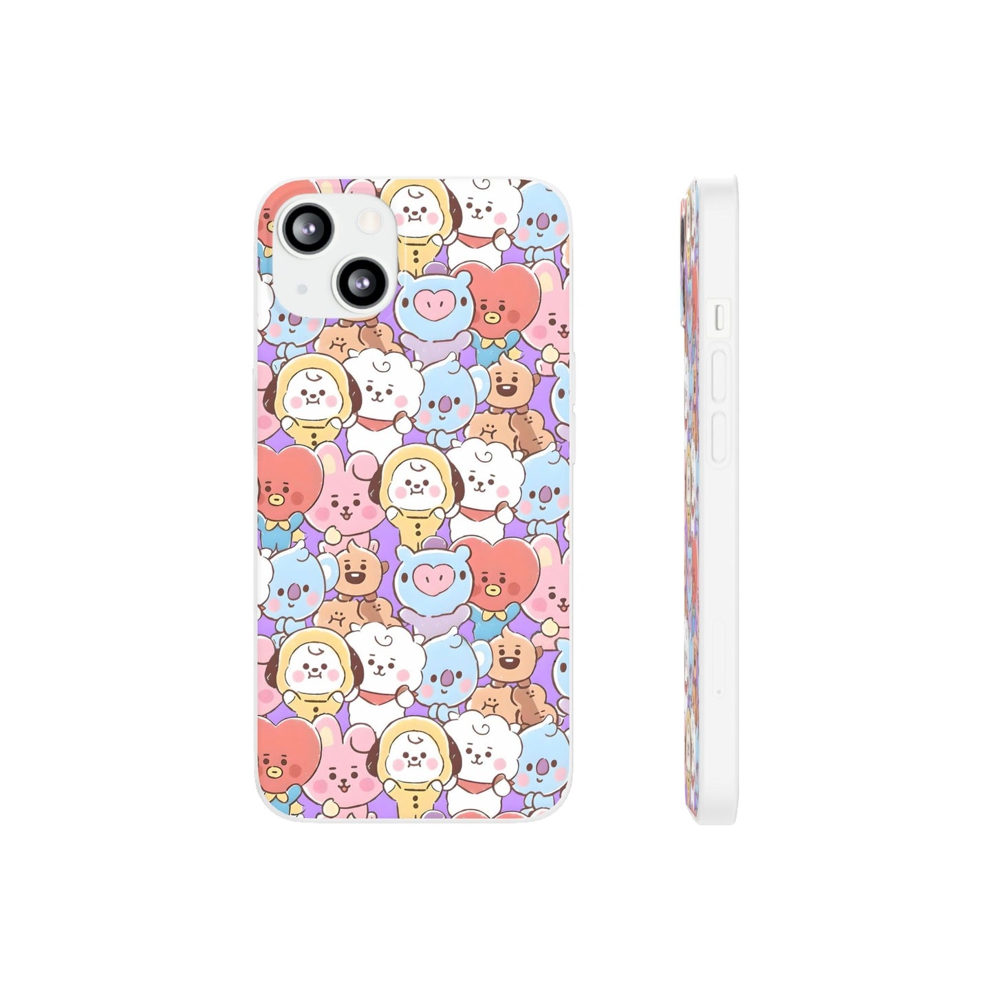 BTS Kawaii BT21 Cell Phone Case - iPhone, Samsung and Custom Covers - K - Pop Phone Covers, Gifts for Fans, Stylish Cell Phone Accessories - Beyond The Shoppe