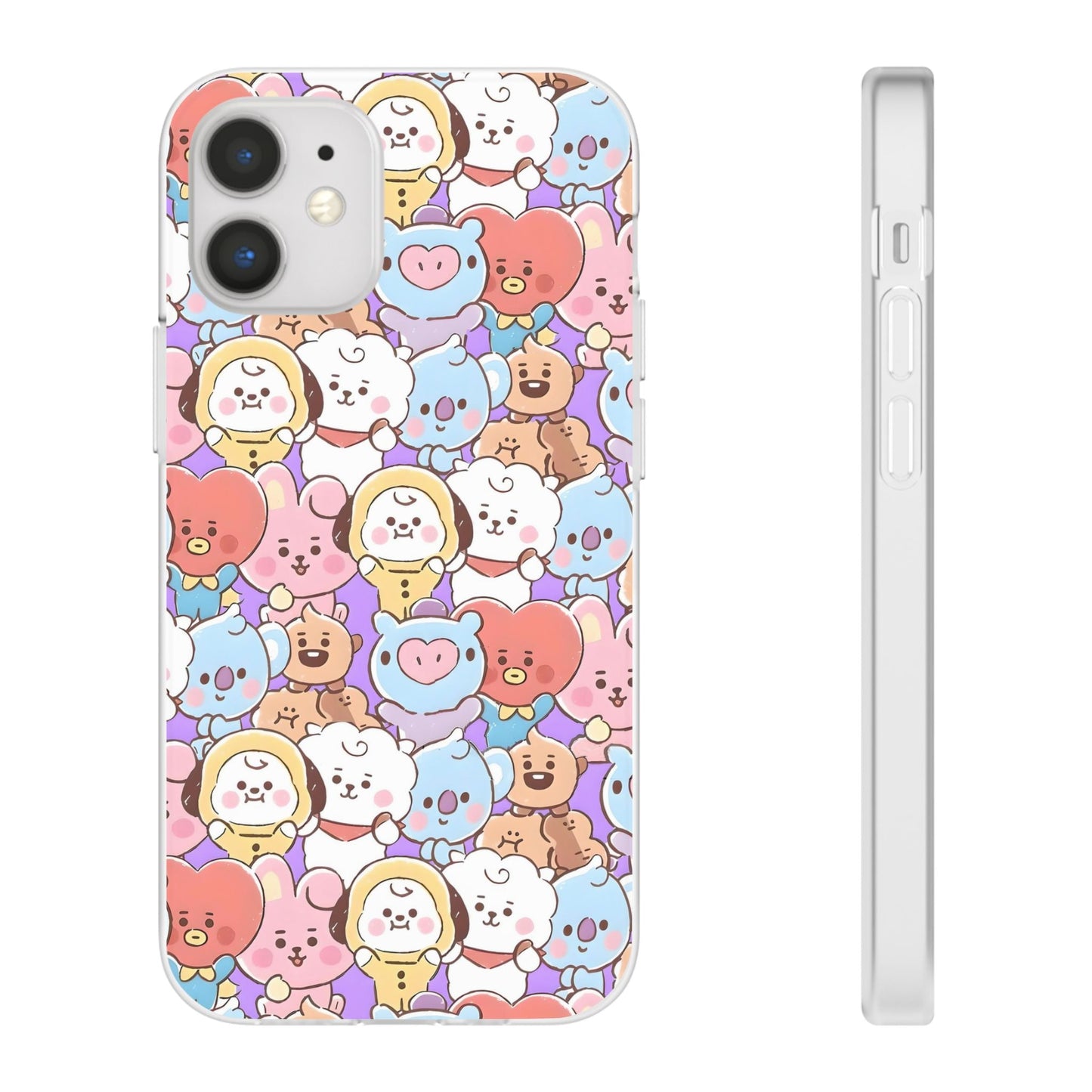 BTS Kawaii BT21 Cell Phone Case - iPhone, Samsung and Custom Covers - K - Pop Phone Covers, Gifts for Fans, Stylish Cell Phone Accessories - Beyond The Shoppe