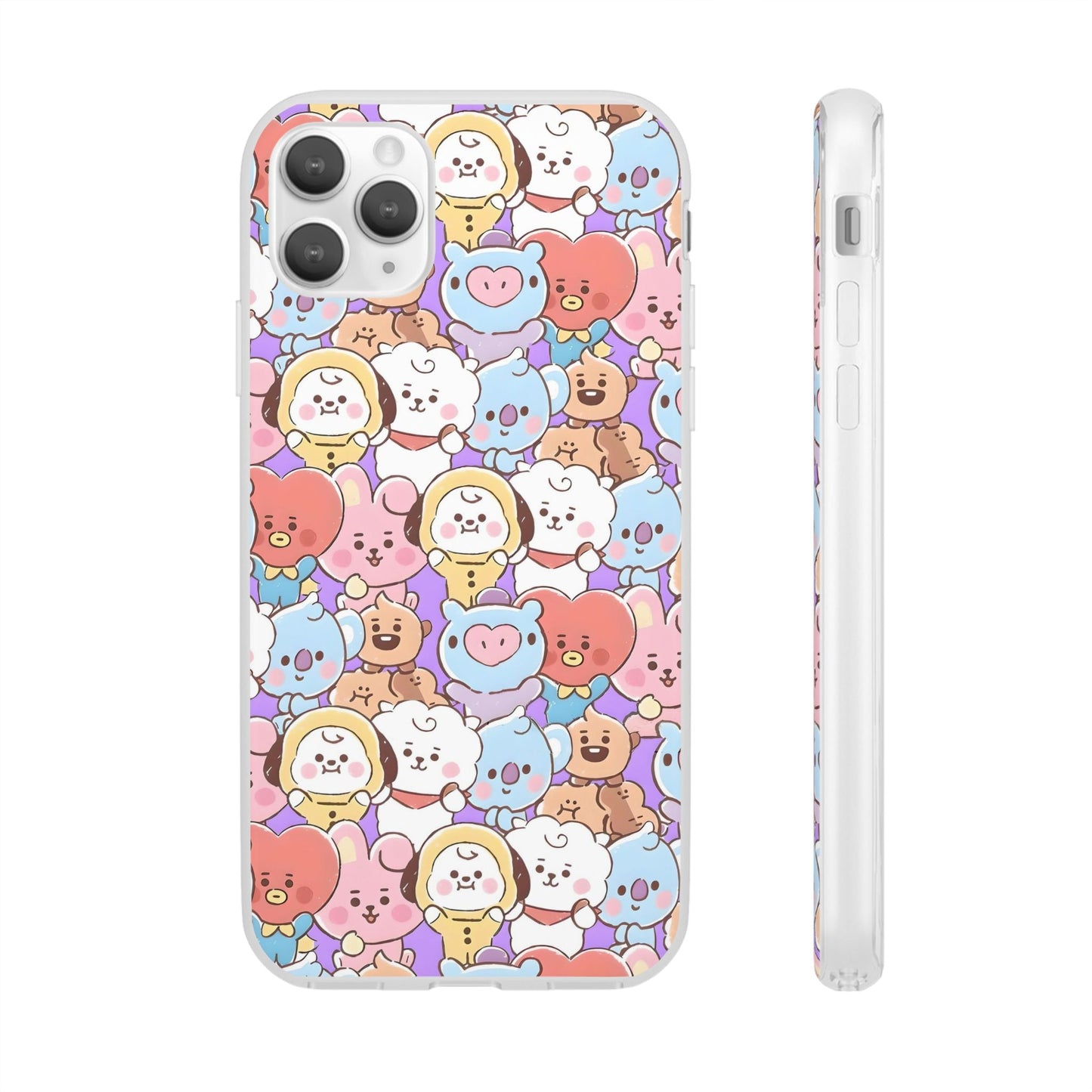 BTS Kawaii BT21 Cell Phone Case - iPhone, Samsung and Custom Covers - K - Pop Phone Covers, Gifts for Fans, Stylish Cell Phone Accessories - Beyond The Shoppe