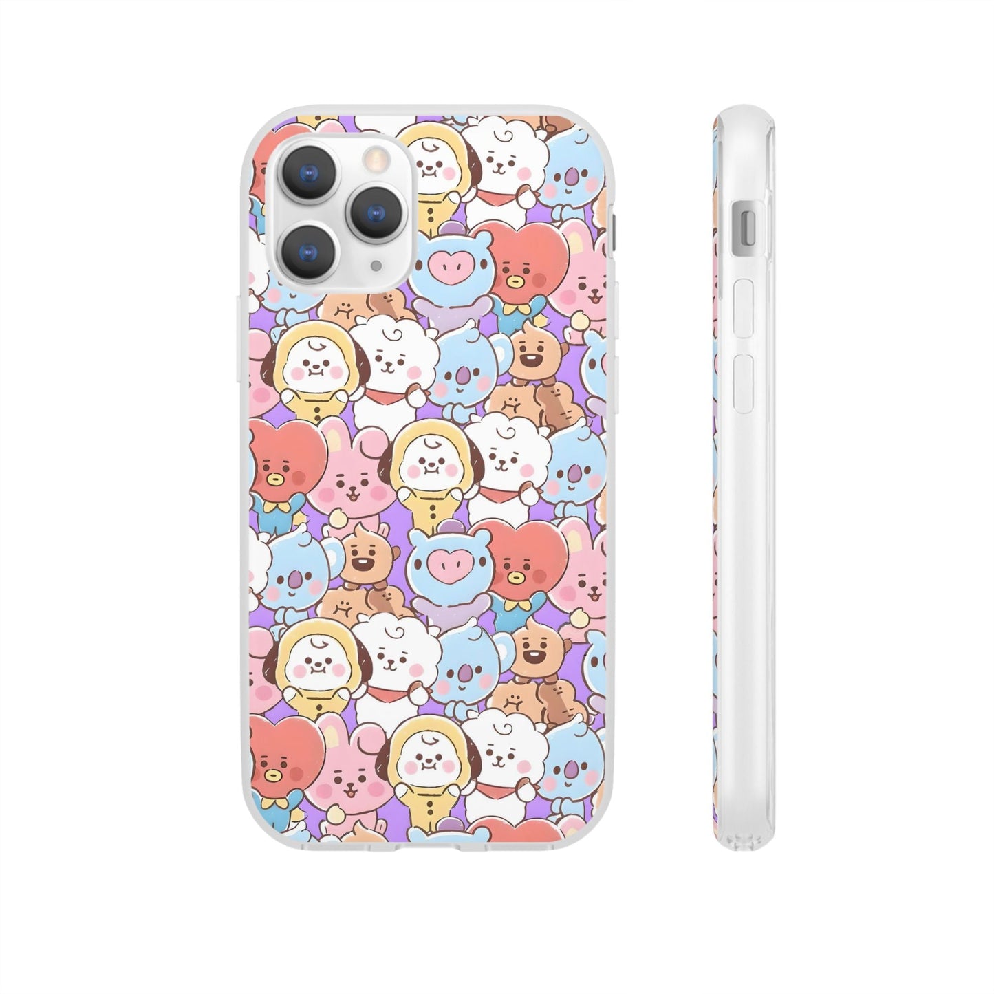 BTS Kawaii BT21 Cell Phone Case - iPhone, Samsung and Custom Covers - K - Pop Phone Covers, Gifts for Fans, Stylish Cell Phone Accessories - Beyond The Shoppe