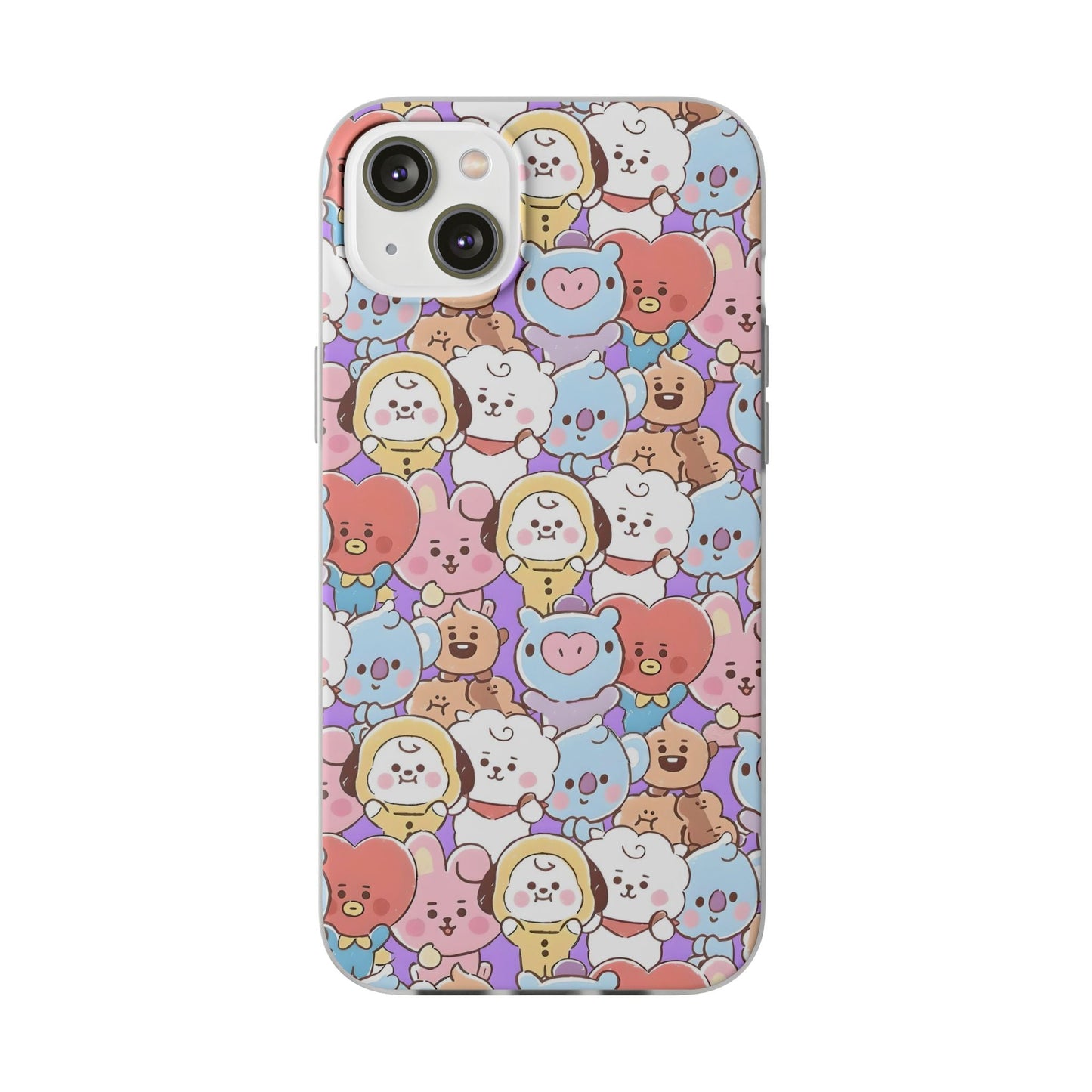 BTS Kawaii BT21 Cell Phone Case - iPhone, Samsung and Custom Covers - K - Pop Phone Covers, Gifts for Fans, Stylish Cell Phone Accessories - Beyond The Shoppe