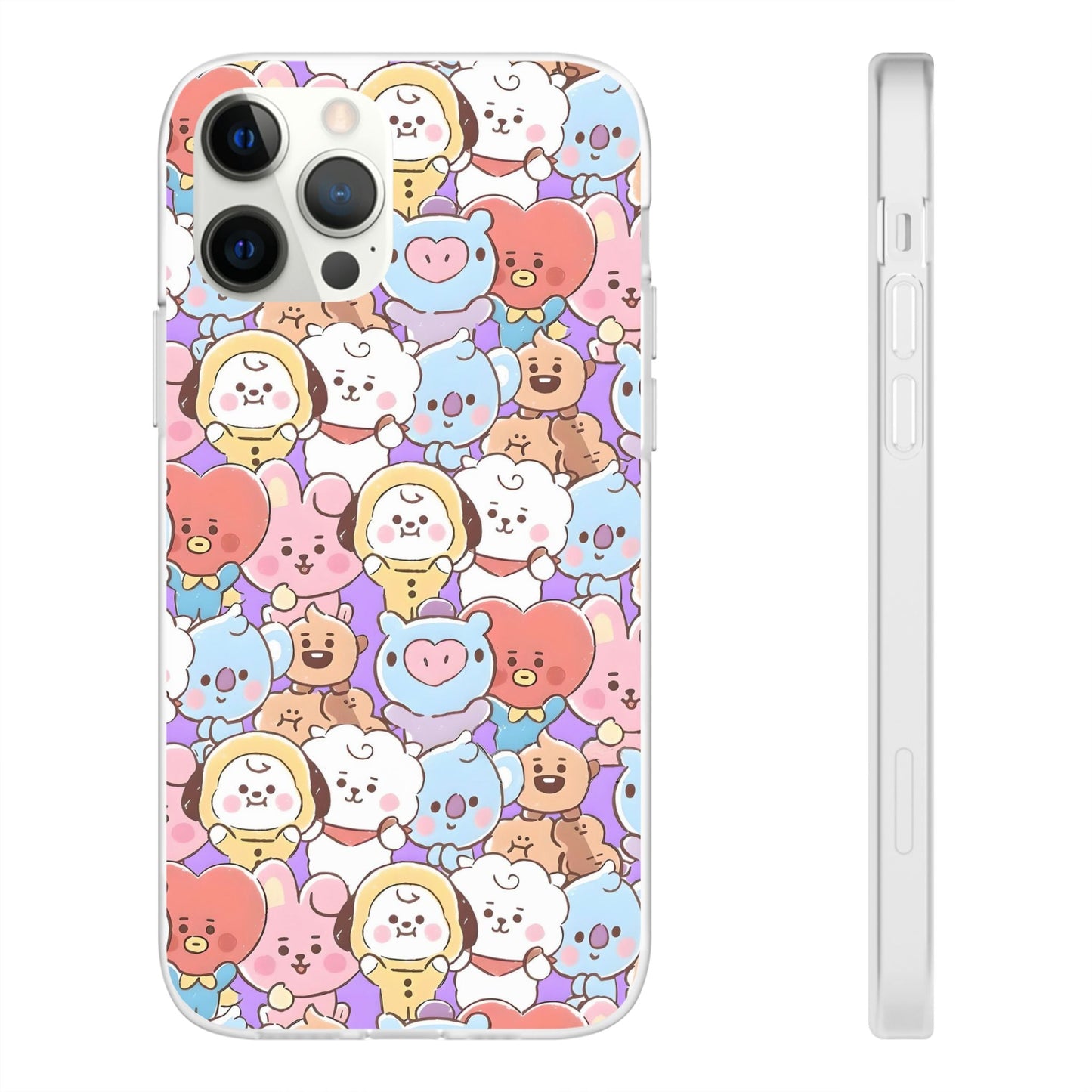 BTS Kawaii BT21 Cell Phone Case - iPhone, Samsung and Custom Covers - K - Pop Phone Covers, Gifts for Fans, Stylish Cell Phone Accessories - Beyond The Shoppe