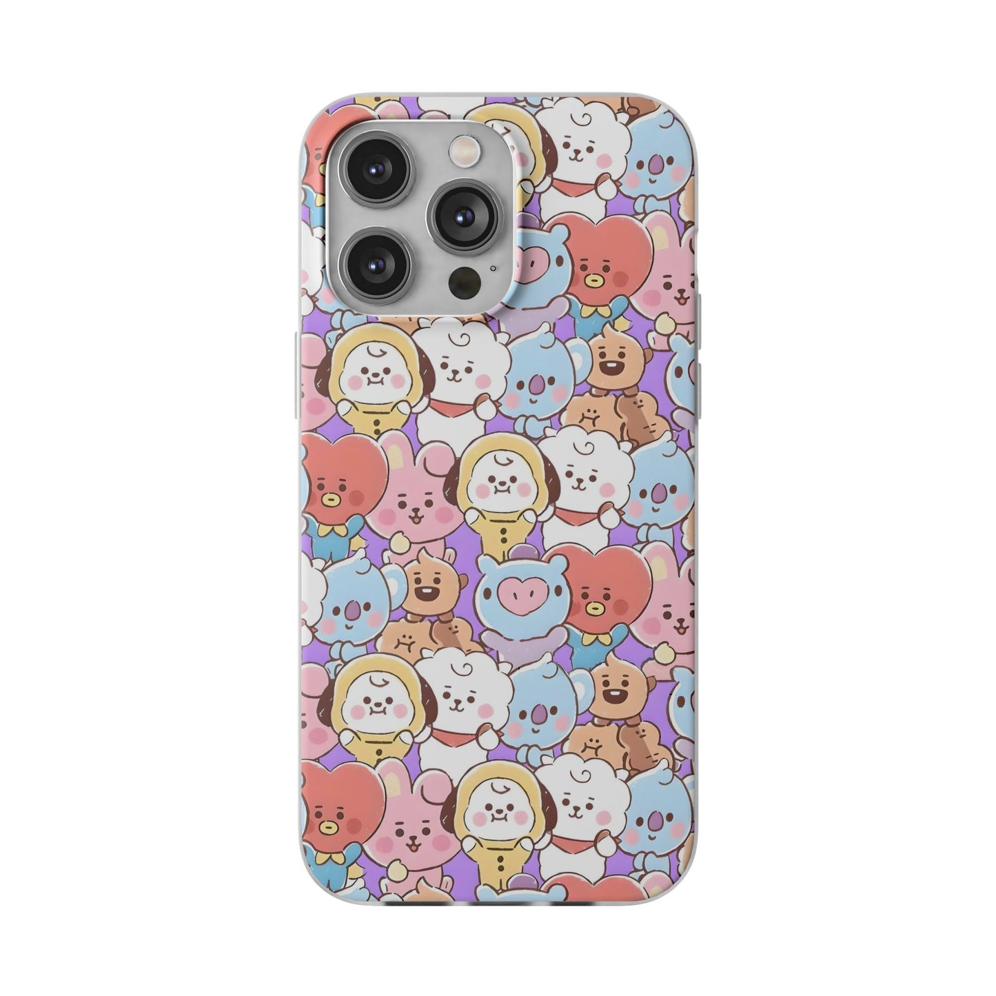 BTS Kawaii BT21 Cell Phone Case - iPhone, Samsung and Custom Covers - K - Pop Phone Covers, Gifts for Fans, Stylish Cell Phone Accessories - Beyond The Shoppe