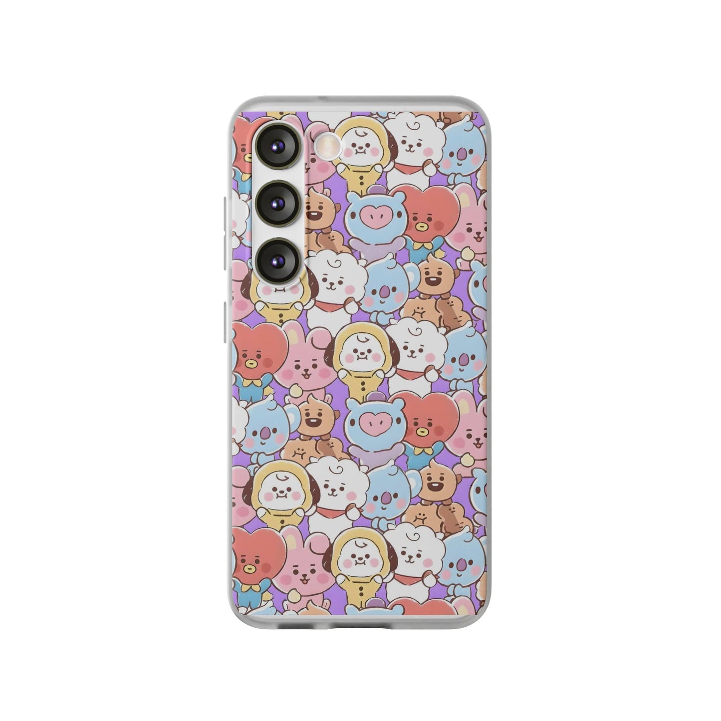 BTS Kawaii BT21 Cell Phone Case - iPhone, Samsung and Custom Covers - K - Pop Phone Covers, Gifts for Fans, Stylish Cell Phone Accessories - Beyond The Shoppe