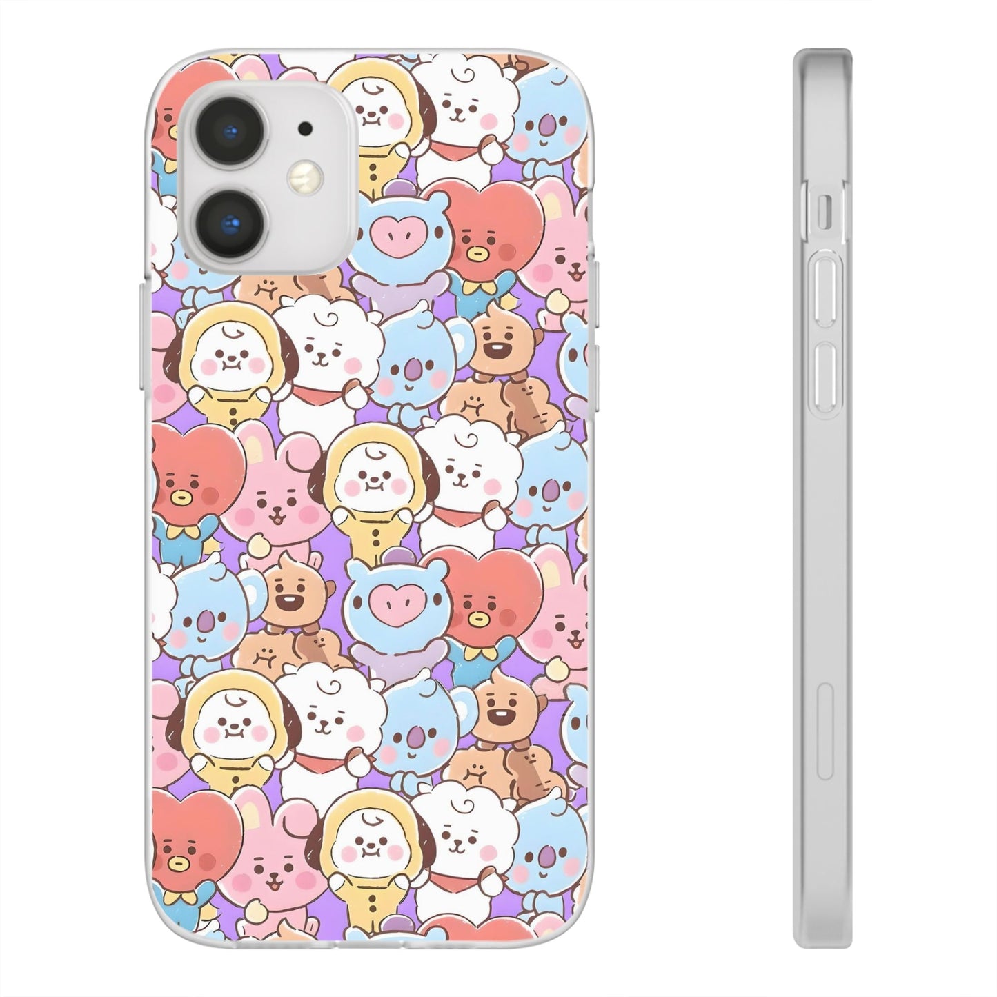 BTS Kawaii BT21 Cell Phone Case - iPhone, Samsung and Custom Covers - K - Pop Phone Covers, Gifts for Fans, Stylish Cell Phone Accessories - Beyond The Shoppe