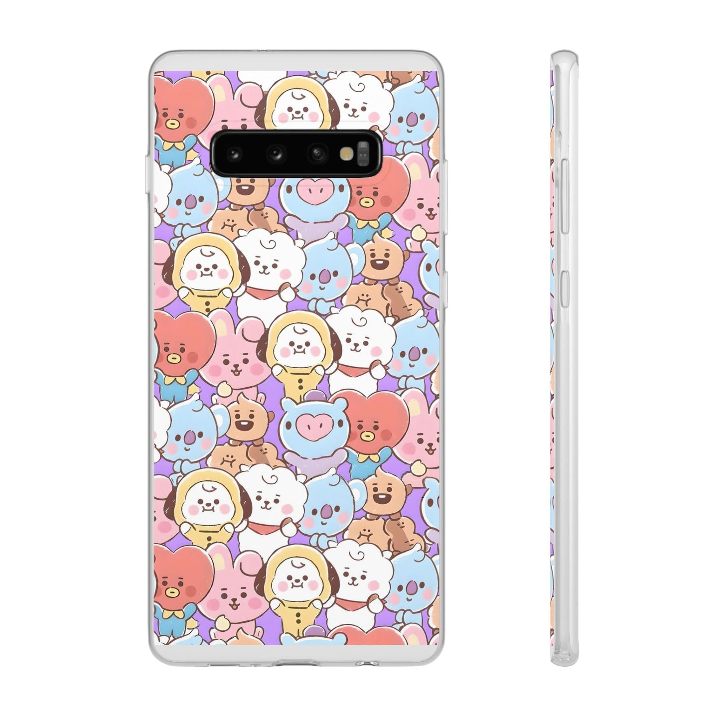 BTS Kawaii BT21 Cell Phone Case - iPhone, Samsung and Custom Covers - K - Pop Phone Covers, Gifts for Fans, Stylish Cell Phone Accessories - Beyond The Shoppe