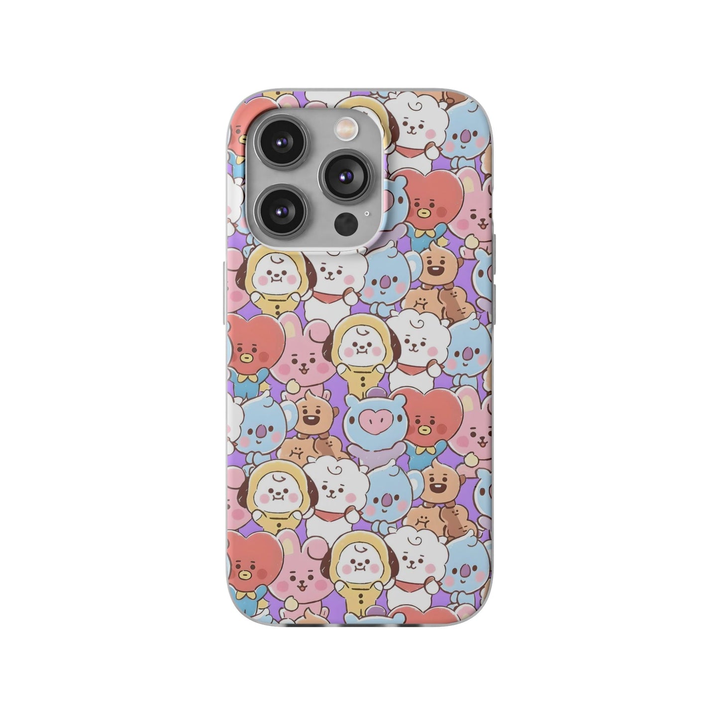 BTS Kawaii BT21 Cell Phone Case - iPhone, Samsung and Custom Covers - K - Pop Phone Covers, Gifts for Fans, Stylish Cell Phone Accessories - Beyond The Shoppe