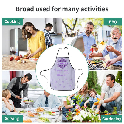 BTS Kitchen Apron - Adult's Apron - Korean literary style - Cotton Linen - Great for up & coming chefs! - Beyond The Shoppe