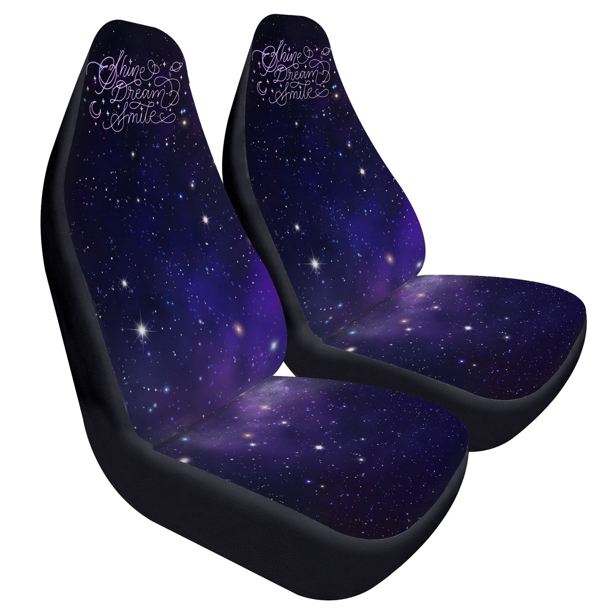 BTS Mikrokosmos Car Microfiber Seat Covers - Set of 2 - BTS Shine Dream Smile - bangtan army car accessories - ARMY - Beyond The Shoppe