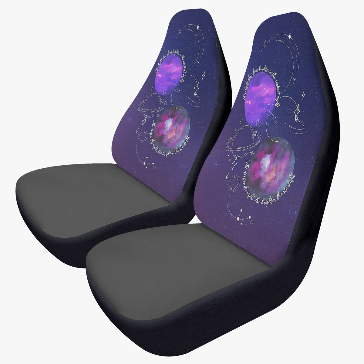 BTS Mikrokosmos Car Seat Covers - Set of 2 - BTS Starlight that shines brighter - bangtan army car accessories - bts car - bts fan - Beyond The Shoppe