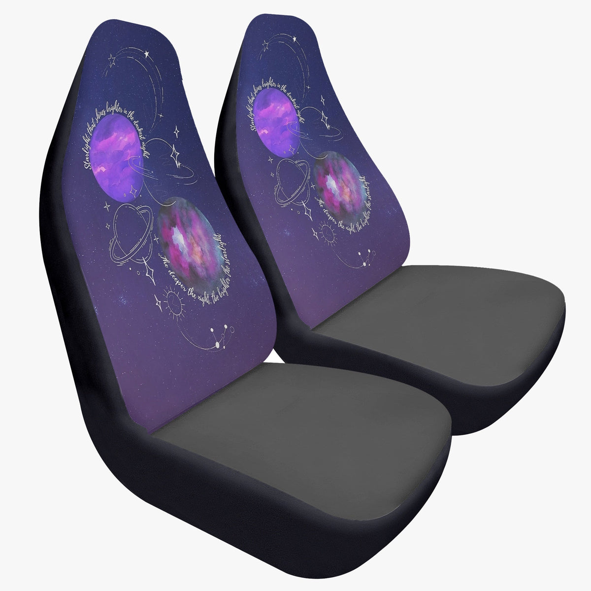 BTS Mikrokosmos Car Seat Covers - Set of 2 - BTS Starlight that shines brighter - bangtan army car accessories - bts car - bts fan - Beyond The Shoppe