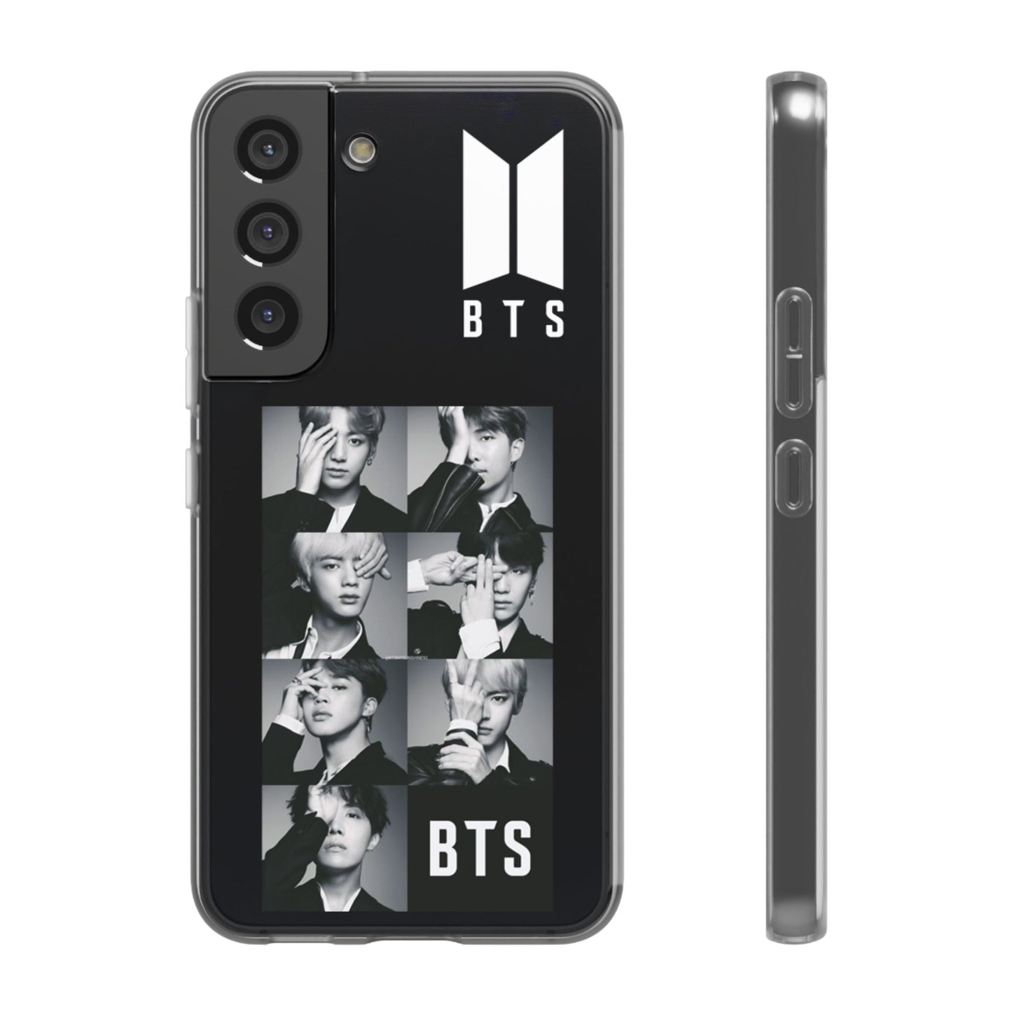 BTS OT7 B/W Cell Phone Case - iPhone, Samsung and Custom Covers - K - Pop Phone Covers, Gifts for Fans, Stylish Cell Phone Accessories - Beyond The Shoppe