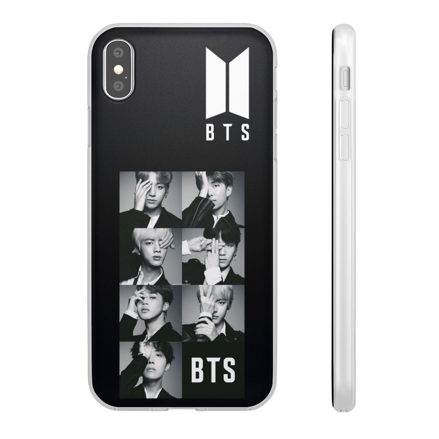 BTS OT7 B/W Cell Phone Case - iPhone, Samsung and Custom Covers - K - Pop Phone Covers, Gifts for Fans, Stylish Cell Phone Accessories - Beyond The Shoppe