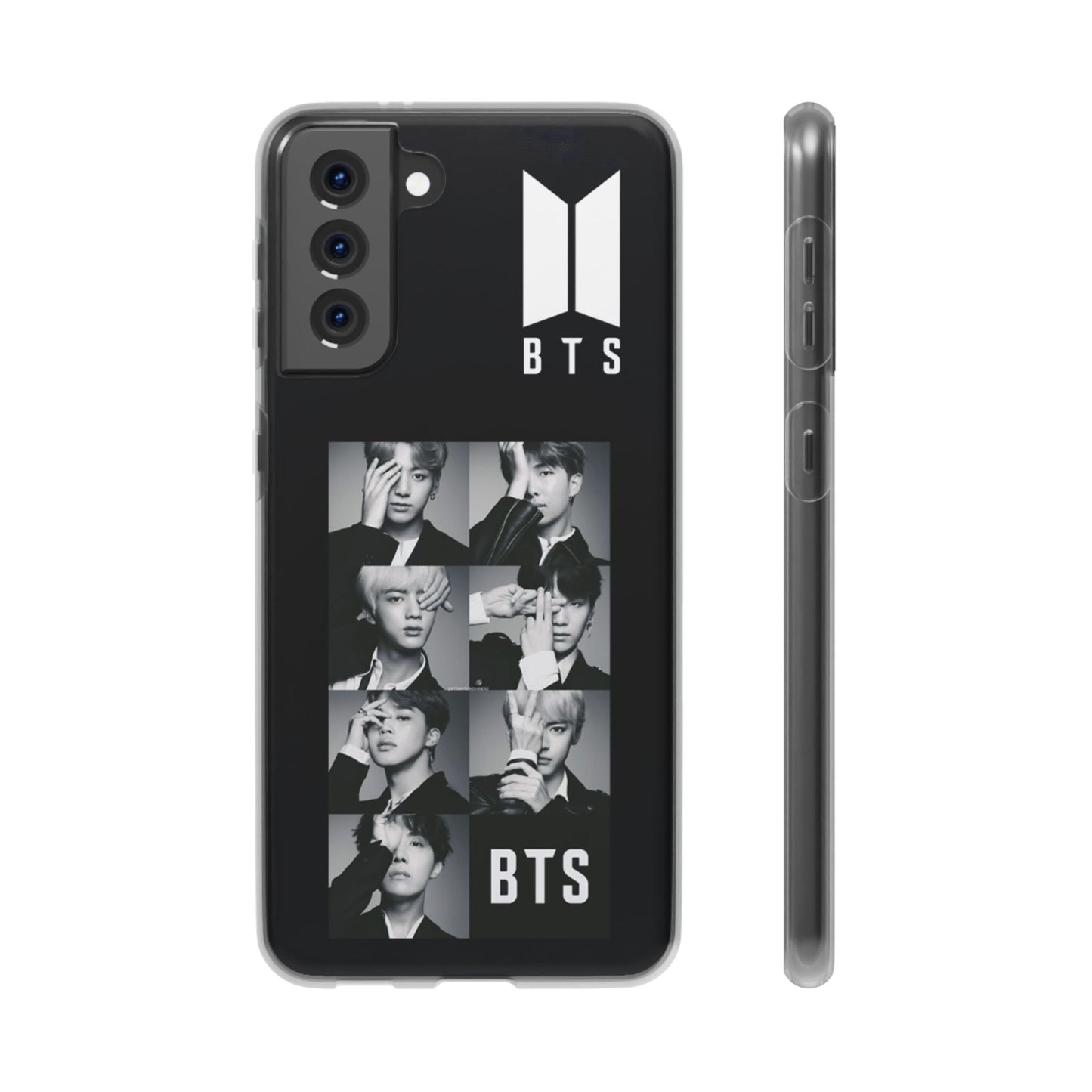 BTS OT7 B/W Cell Phone Case - iPhone, Samsung and Custom Covers - K - Pop Phone Covers, Gifts for Fans, Stylish Cell Phone Accessories - Beyond The Shoppe