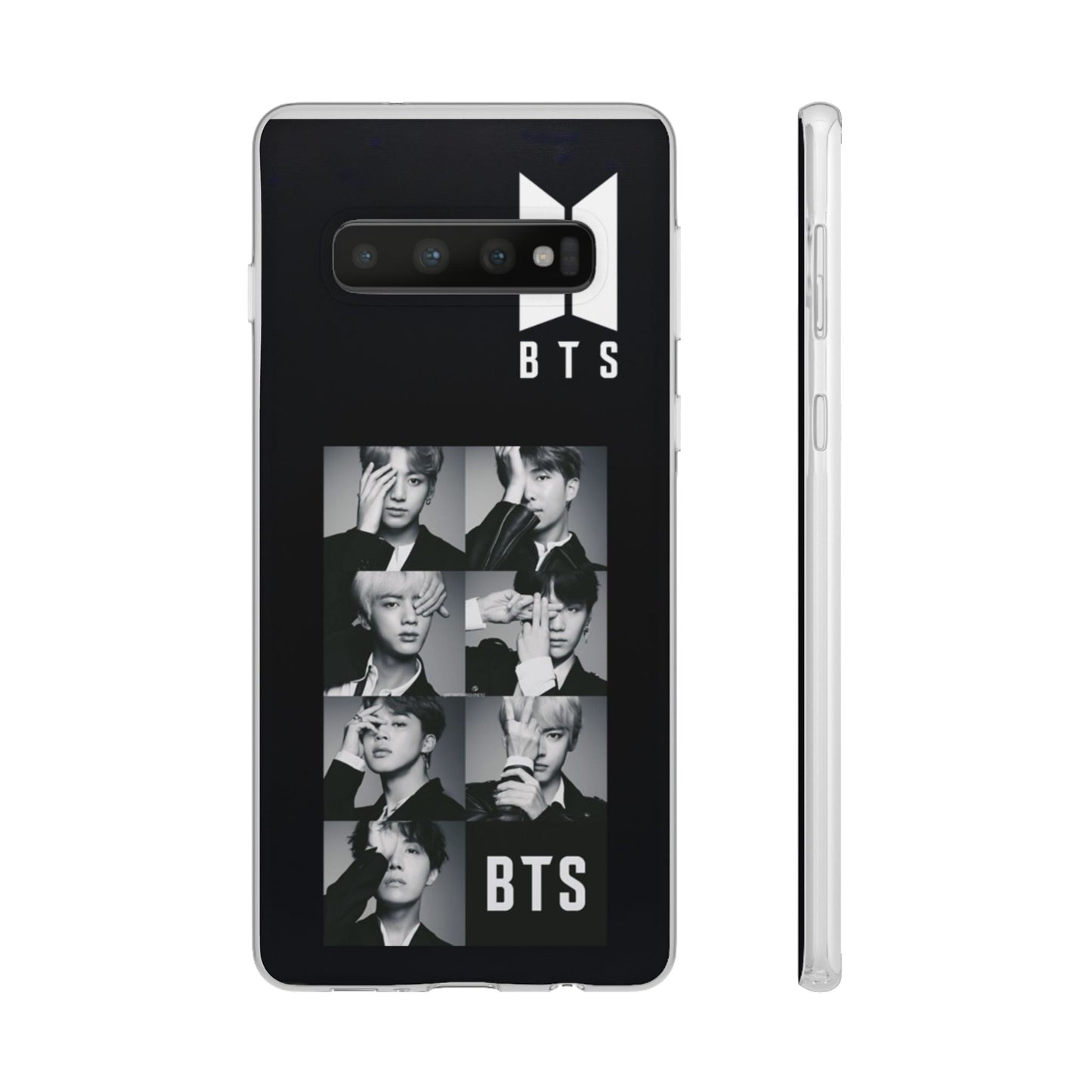 BTS OT7 B/W Cell Phone Case - iPhone, Samsung and Custom Covers - K - Pop Phone Covers, Gifts for Fans, Stylish Cell Phone Accessories - Beyond The Shoppe