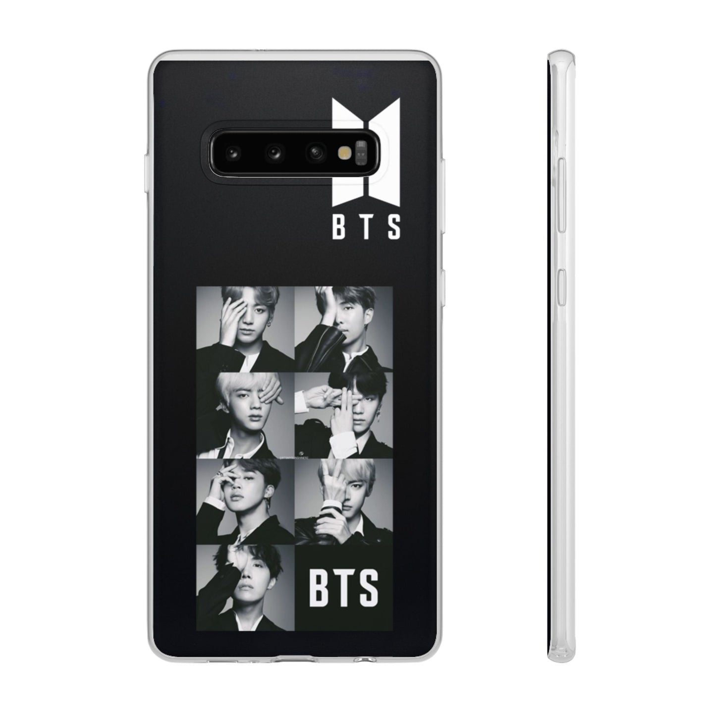 BTS OT7 B/W Cell Phone Case - iPhone, Samsung and Custom Covers - K - Pop Phone Covers, Gifts for Fans, Stylish Cell Phone Accessories - Beyond The Shoppe