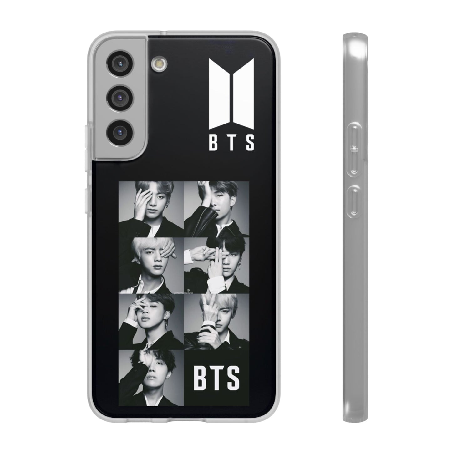 BTS OT7 B/W Cell Phone Case - iPhone, Samsung and Custom Covers - K - Pop Phone Covers, Gifts for Fans, Stylish Cell Phone Accessories - Beyond The Shoppe