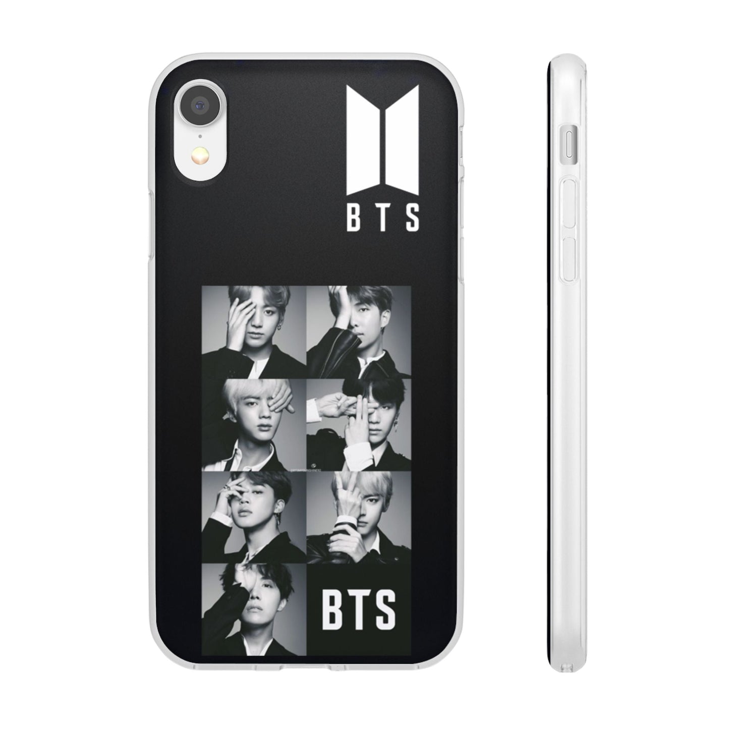 BTS OT7 B/W Cell Phone Case - iPhone, Samsung and Custom Covers - K - Pop Phone Covers, Gifts for Fans, Stylish Cell Phone Accessories - Beyond The Shoppe