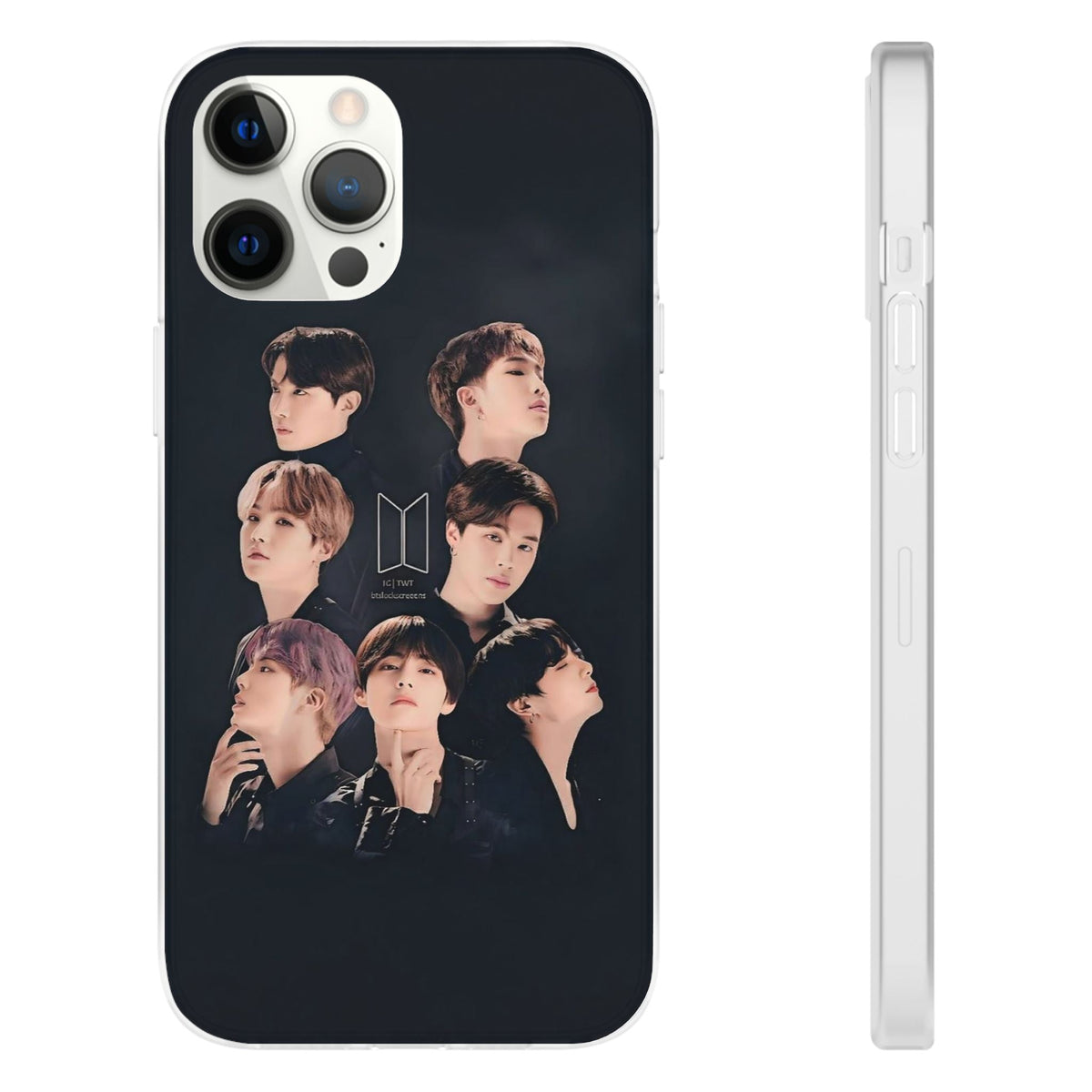 BTS OT7 Cell Phone Case - iPhone, Samsung and Custom Covers - K - Pop Phone Covers, Gifts for Fans, Stylish Cell Phone Accessories - Beyond The Shoppe
