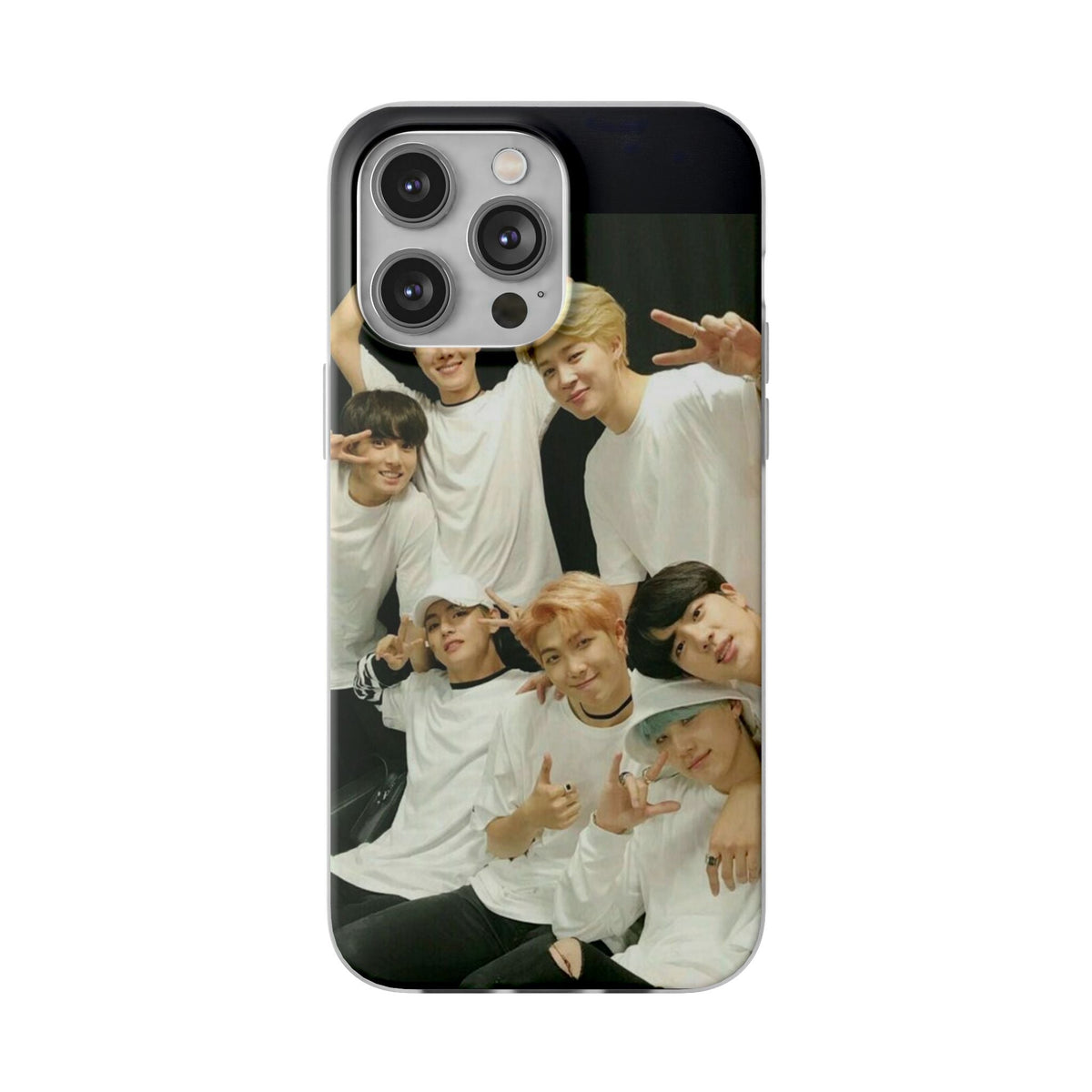 BTS OT7 Cell Phone Case - iPhone, Samsung and Custom Covers - K - Pop Phone Covers, Gifts for Fans, Stylish Cell Phone Accessories - Beyond The Shoppe