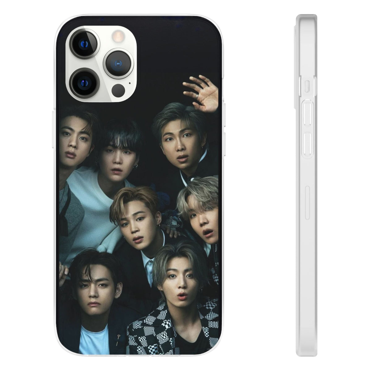 BTS OT7 Cell Phone Case - iPhone, Samsung and Custom Covers - K - Pop Phone Covers, Gifts for Fans, Stylish Cell Phone Accessories - Beyond The Shoppe