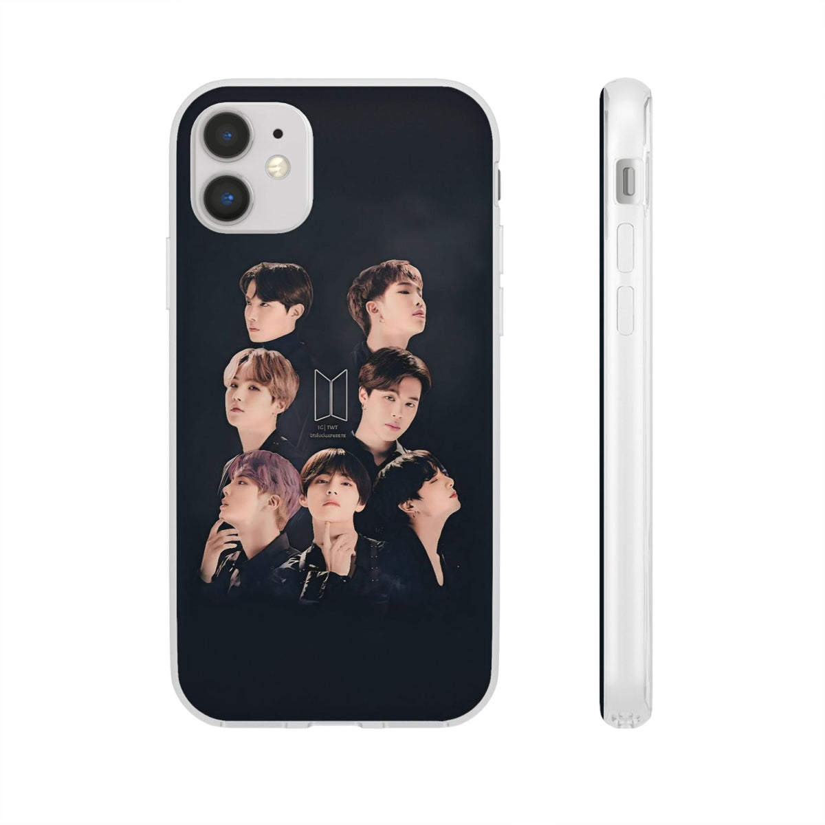 BTS OT7 Cell Phone Case - iPhone, Samsung and Custom Covers - K - Pop Phone Covers, Gifts for Fans, Stylish Cell Phone Accessories - Beyond The Shoppe