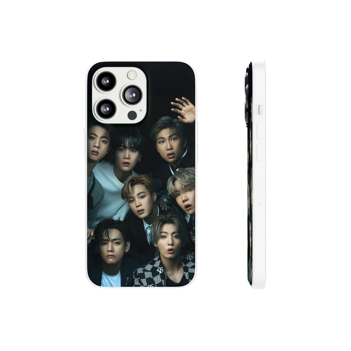 BTS OT7 Cell Phone Case - iPhone, Samsung and Custom Covers - K - Pop Phone Covers, Gifts for Fans, Stylish Cell Phone Accessories - Beyond The Shoppe