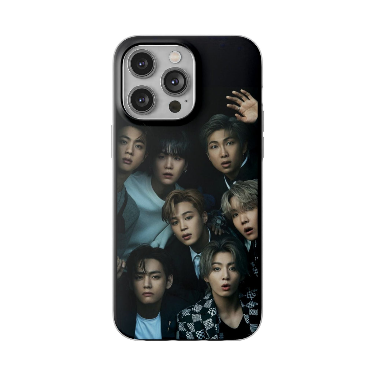 BTS OT7 Cell Phone Case - iPhone, Samsung and Custom Covers - K - Pop Phone Covers, Gifts for Fans, Stylish Cell Phone Accessories - Beyond The Shoppe