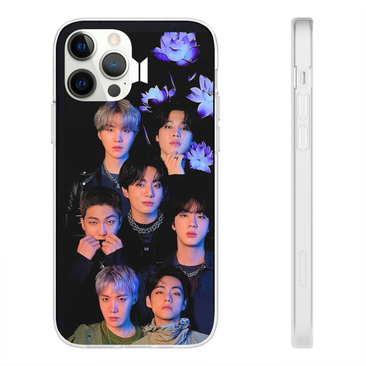 BTS OT7 Cell Phone Case - iPhone, Samsung and Custom Covers - K - Pop Phone Covers, Gifts for Fans, Stylish Cell Phone Accessories - Beyond The Shoppe