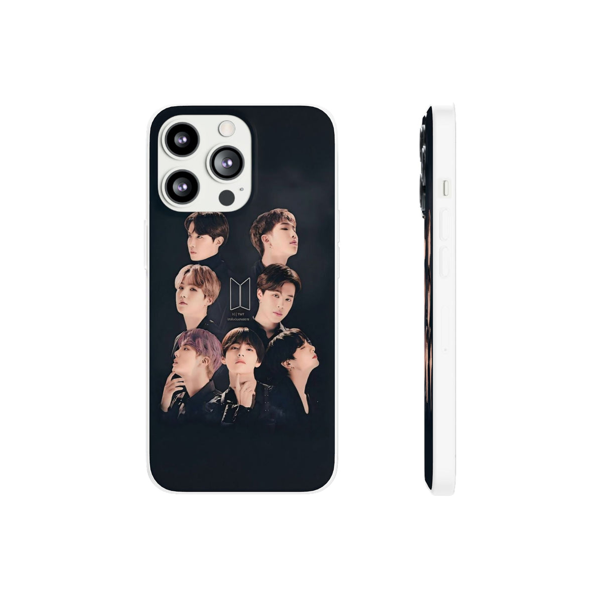BTS OT7 Cell Phone Case - iPhone, Samsung and Custom Covers - K - Pop Phone Covers, Gifts for Fans, Stylish Cell Phone Accessories - Beyond The Shoppe