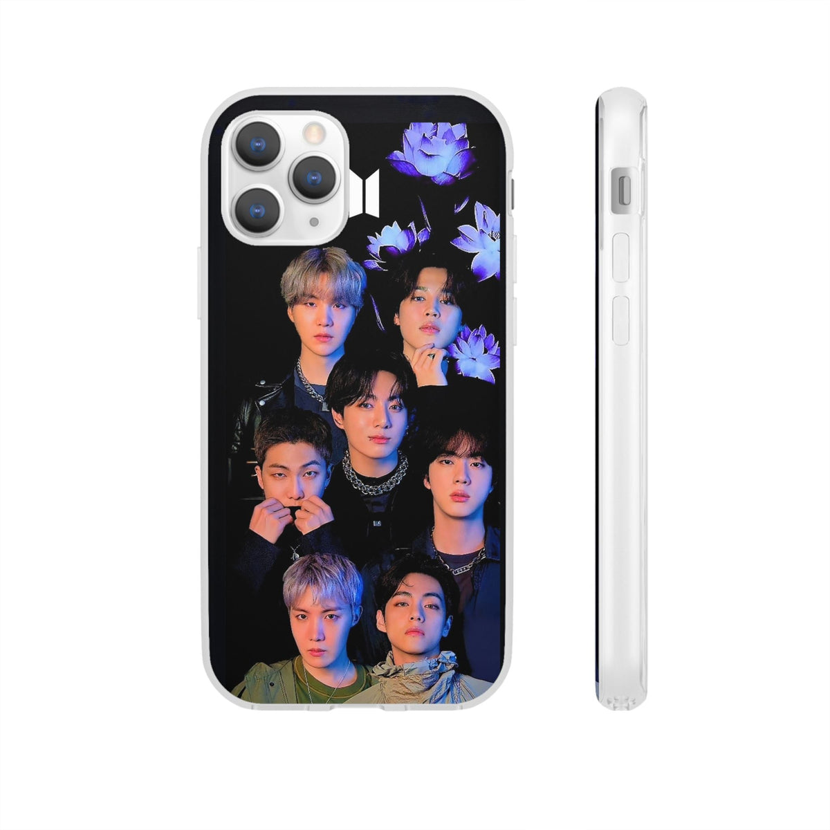 BTS OT7 Cell Phone Case - iPhone, Samsung and Custom Covers - K - Pop Phone Covers, Gifts for Fans, Stylish Cell Phone Accessories - Beyond The Shoppe
