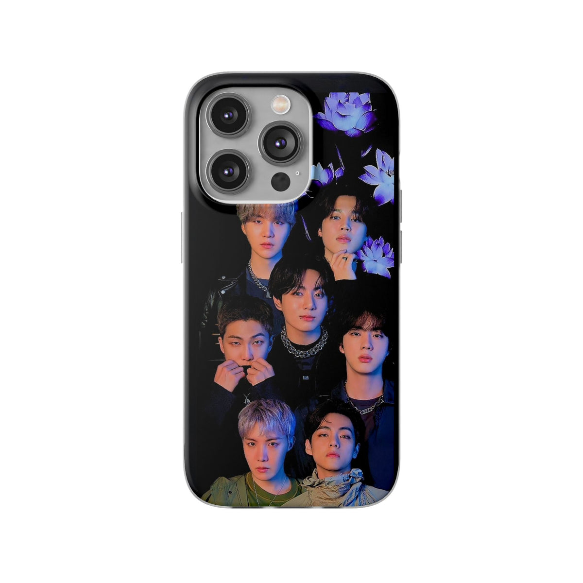 BTS OT7 Cell Phone Case - iPhone, Samsung and Custom Covers - K - Pop Phone Covers, Gifts for Fans, Stylish Cell Phone Accessories - Beyond The Shoppe