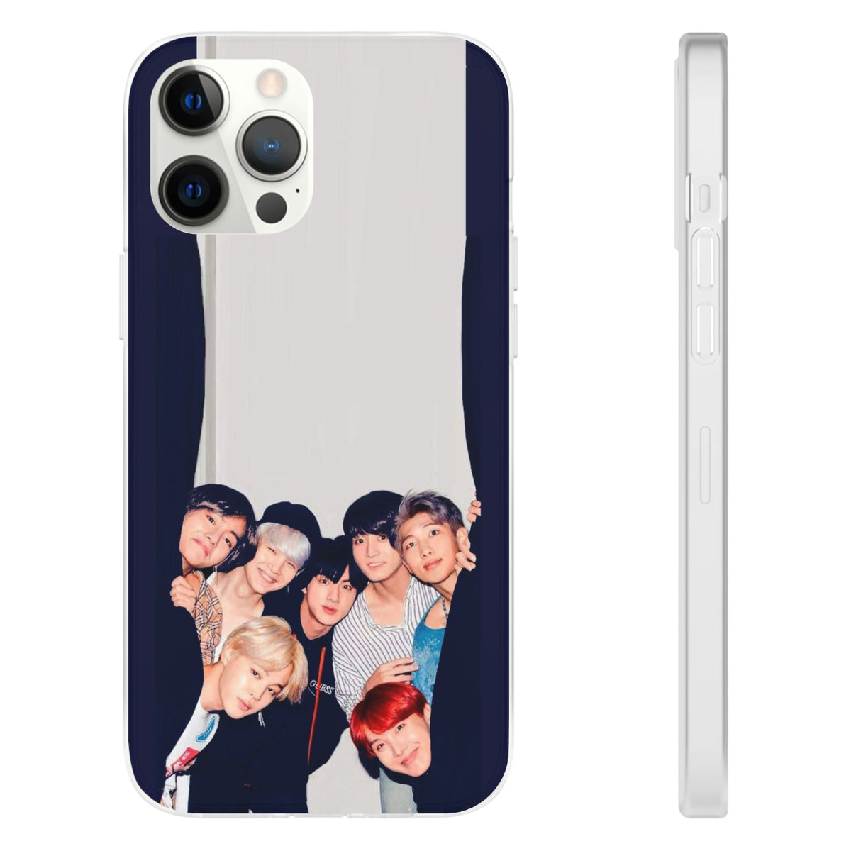 BTS OT7 Cell Phone Case - iPhone, Samsung and Custom Covers - K - Pop Phone Covers, Gifts for Fans, Stylish Cell Phone Accessories - Beyond The Shoppe