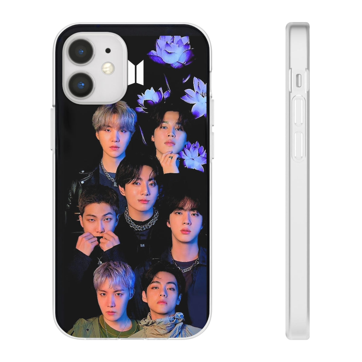 BTS OT7 Cell Phone Case - iPhone, Samsung and Custom Covers - K - Pop Phone Covers, Gifts for Fans, Stylish Cell Phone Accessories - Beyond The Shoppe