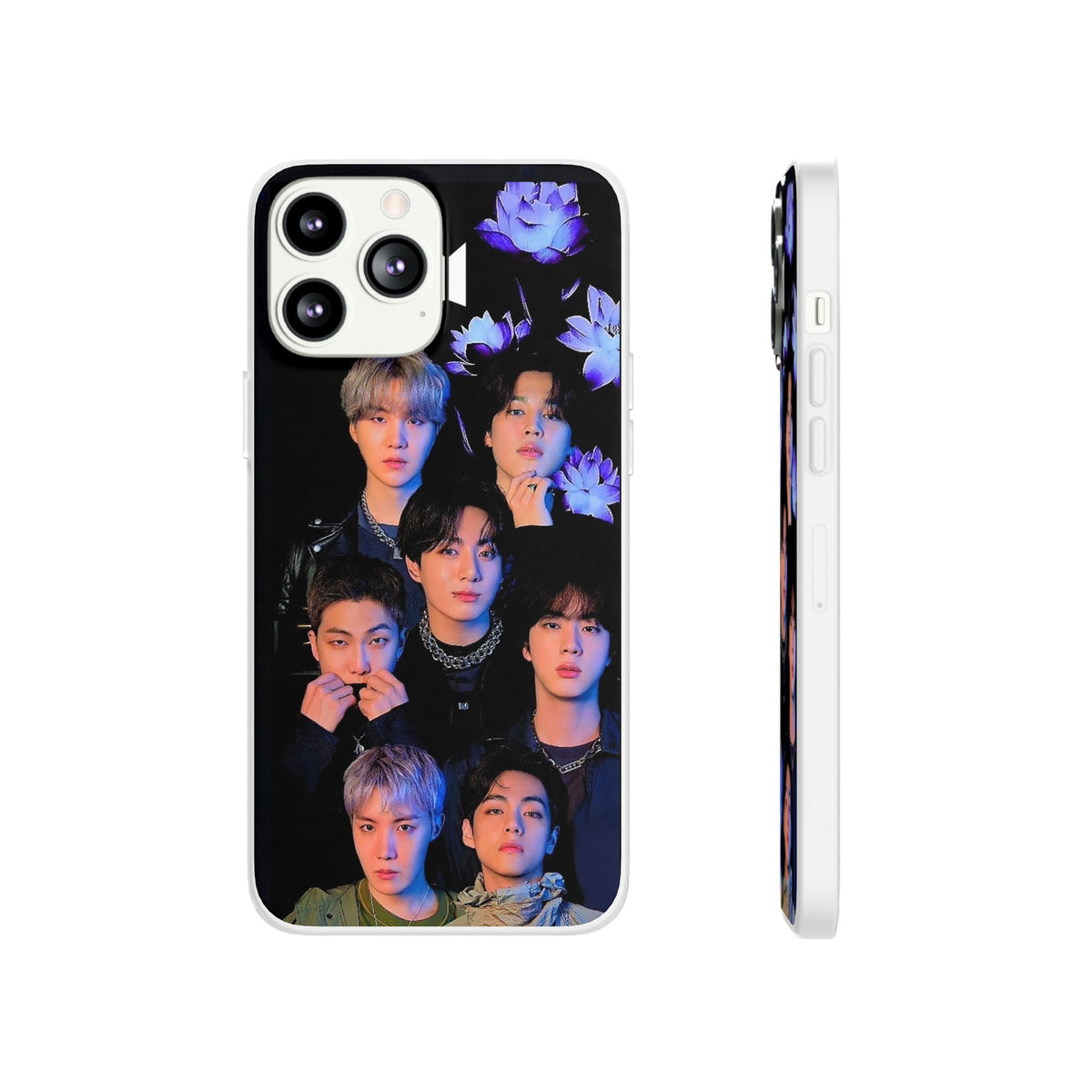 BTS OT7 Cell Phone Case - iPhone, Samsung and Custom Covers - K - Pop Phone Covers, Gifts for Fans, Stylish Cell Phone Accessories - Beyond The Shoppe