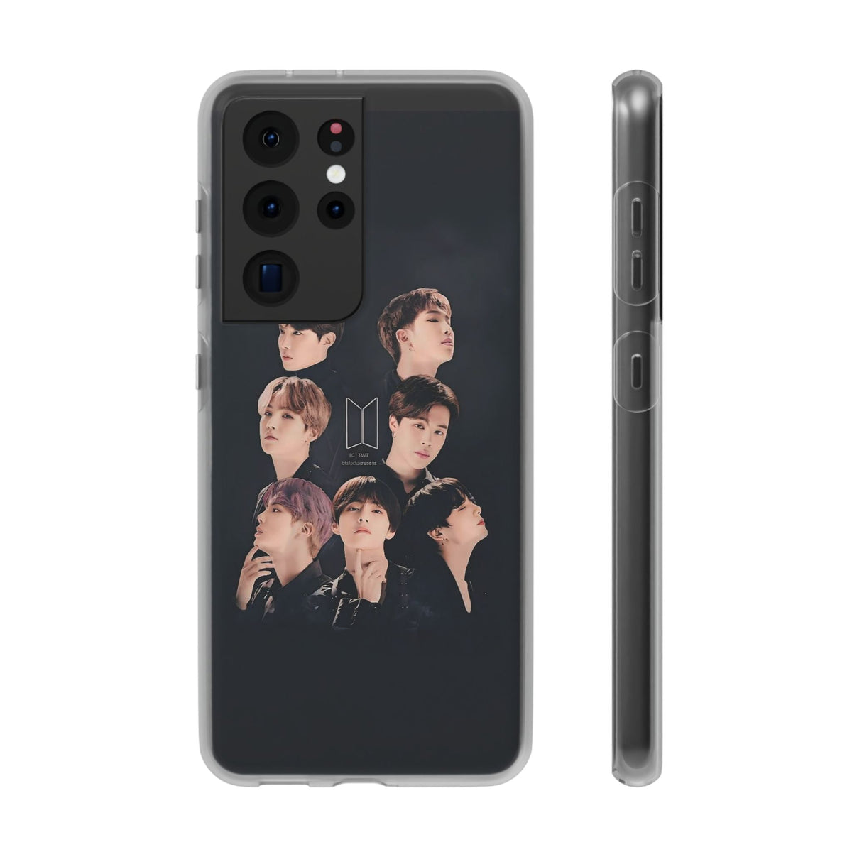 BTS OT7 Cell Phone Case - iPhone, Samsung and Custom Covers - K - Pop Phone Covers, Gifts for Fans, Stylish Cell Phone Accessories - Beyond The Shoppe