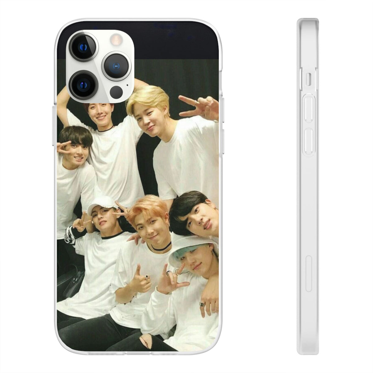 BTS OT7 Cell Phone Case - iPhone, Samsung and Custom Covers - K - Pop Phone Covers, Gifts for Fans, Stylish Cell Phone Accessories - Beyond The Shoppe