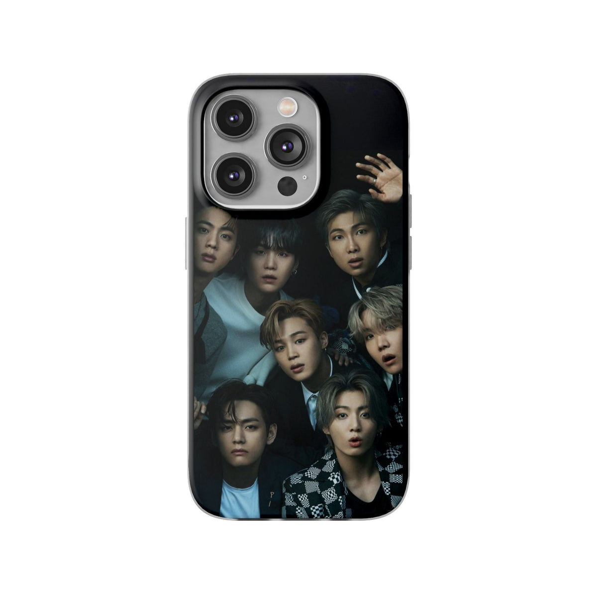 BTS OT7 Cell Phone Case - iPhone, Samsung and Custom Covers - K - Pop Phone Covers, Gifts for Fans, Stylish Cell Phone Accessories - Beyond The Shoppe