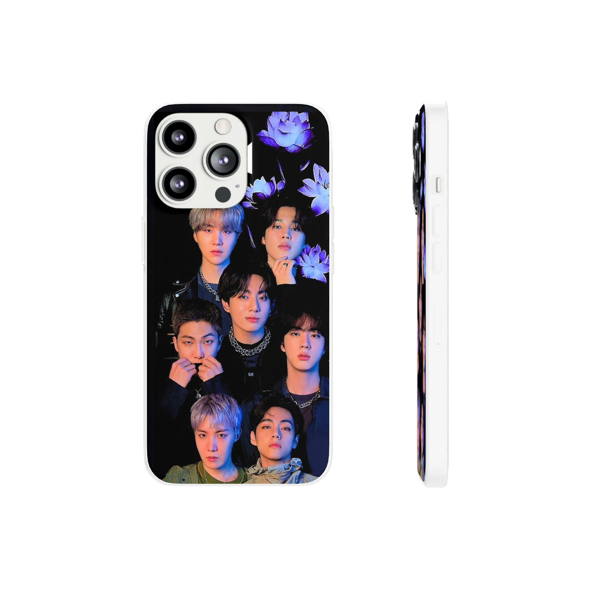 BTS OT7 Cell Phone Case - iPhone, Samsung and Custom Covers - K - Pop Phone Covers, Gifts for Fans, Stylish Cell Phone Accessories - Beyond The Shoppe