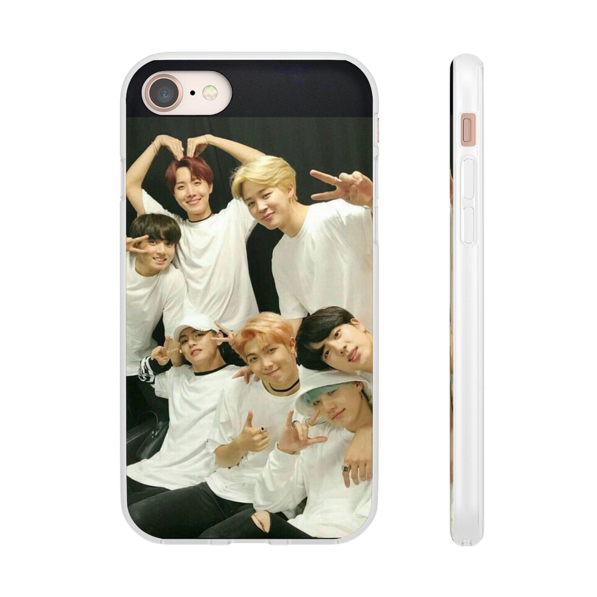 BTS OT7 Cell Phone Case - iPhone, Samsung and Custom Covers - K - Pop Phone Covers, Gifts for Fans, Stylish Cell Phone Accessories - Beyond The Shoppe